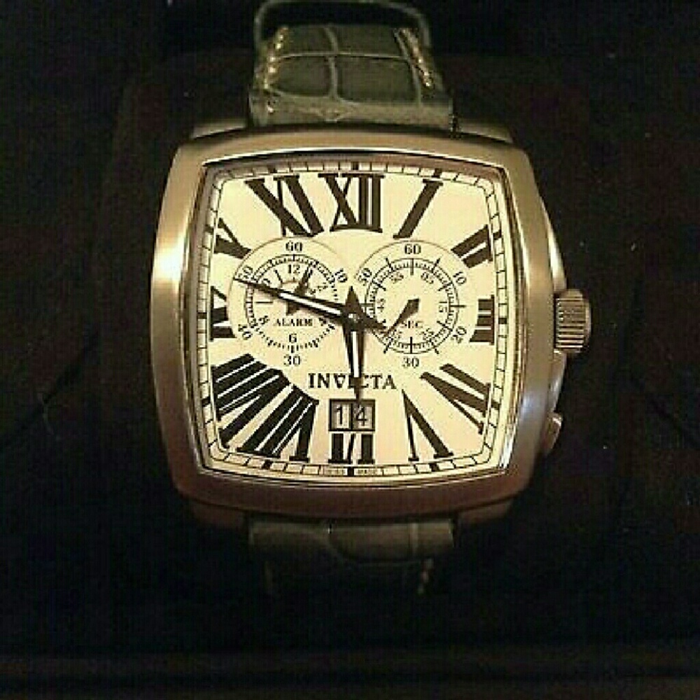 Rare Invicta Diplomat Alarm Chronograph